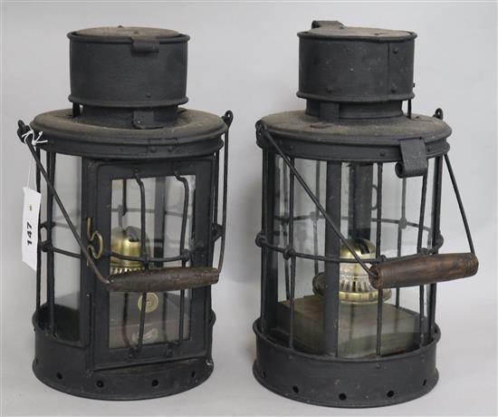 A pair of shepherds lamps